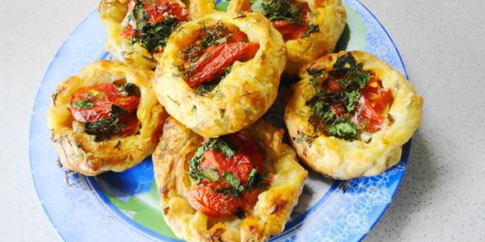 Рецепт кабачков в слоеном тесте запеченные