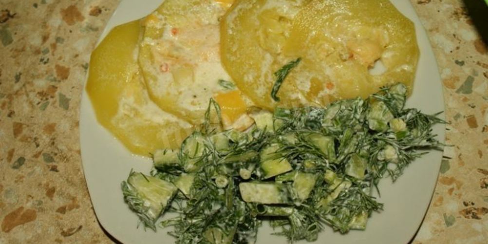 Рецепт кабачков в сметане
