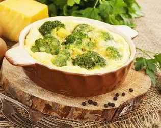 Капуста брокколи с яйцом