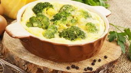 Капуста брокколи с яйцом