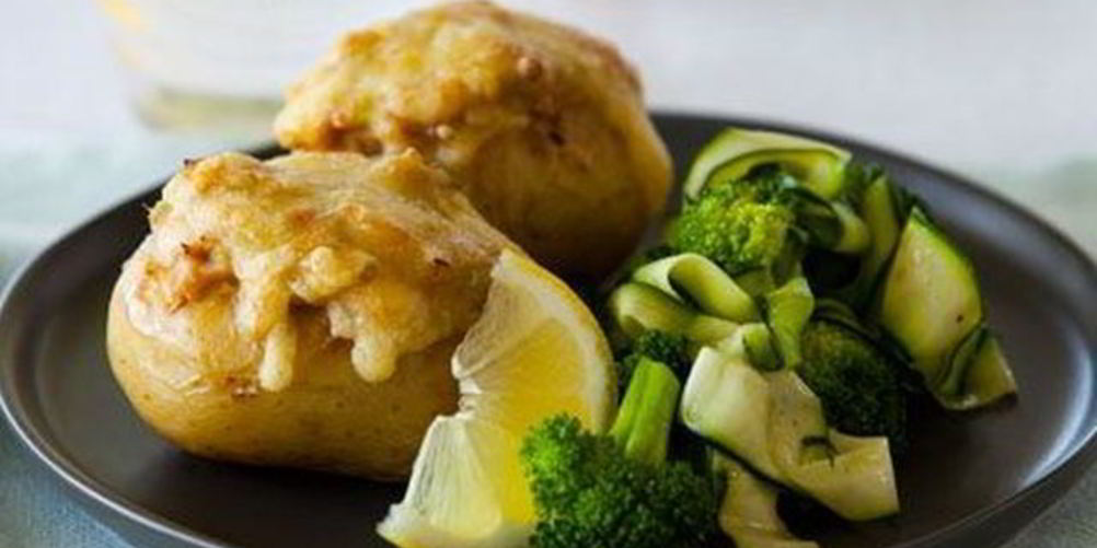 Рецепт картофеля фаршированного тунцом