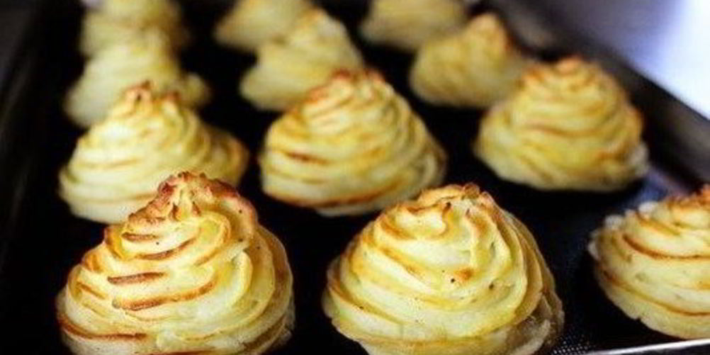 Рецепт картофеля герцогиня, запеченный в духовке