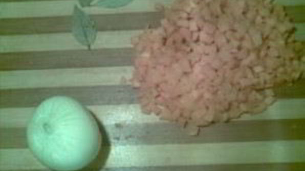 картофель тушеный с ребрышками