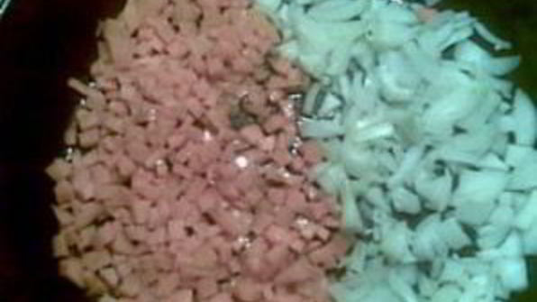 картофель тушеный с ребрышками