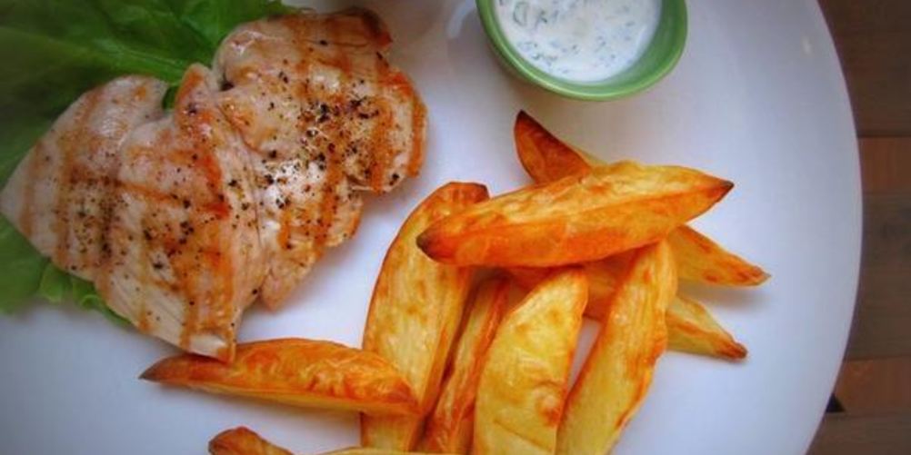 Рецепт картофеля запеченного без масла