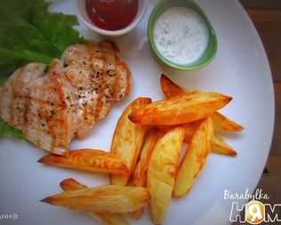 Картофель запеченный без масла