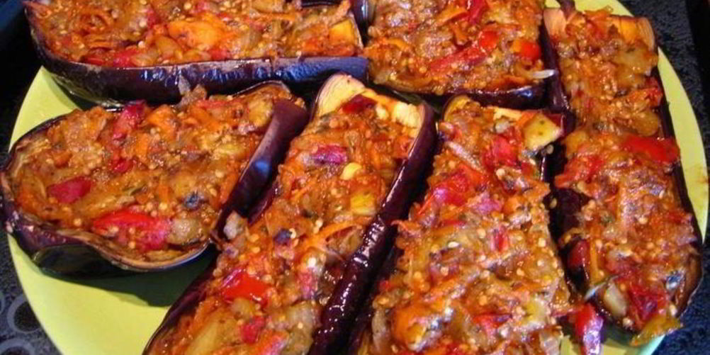 Рецепт лодочек из баклажанов в духовке