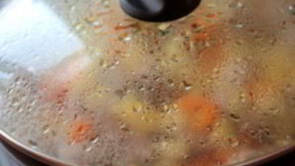 овощи, тушенные со свининой