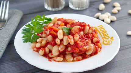 Печеная фасоль