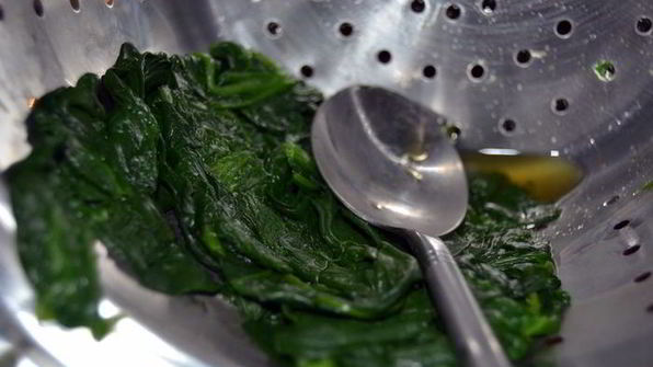 шпинат, запеченный с сыром