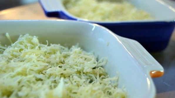 шпинат, запеченный с сыром