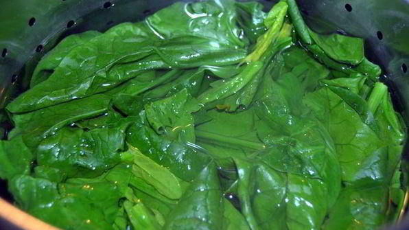 шпинат, запеченный с сыром