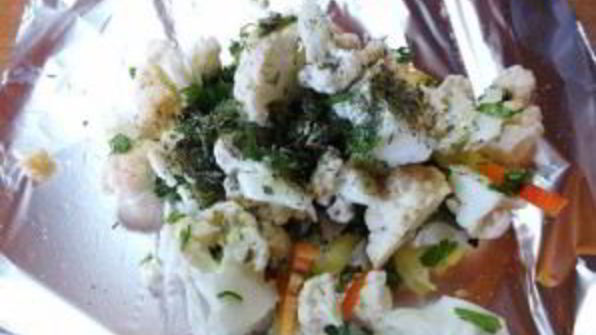 цветная капуста с болгарским перцем