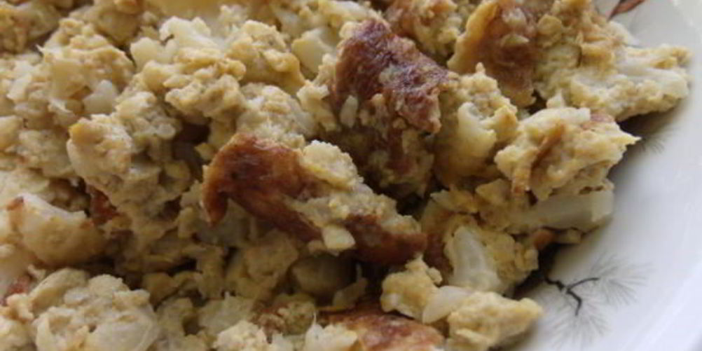 Рецепт цветной капусты с яйцами