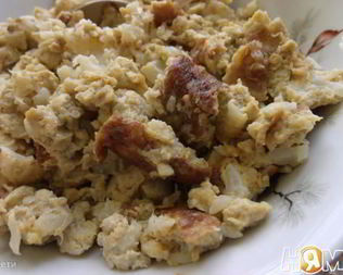 Цветная капуста с яйцами