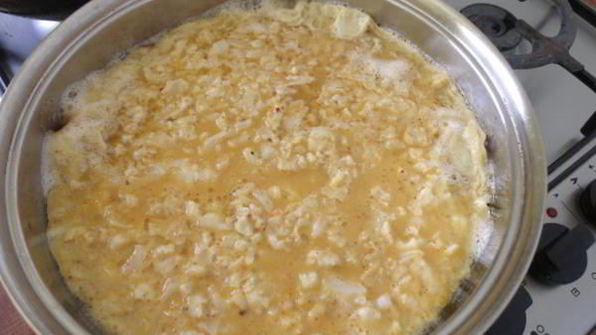 цветная капуста с яйцами