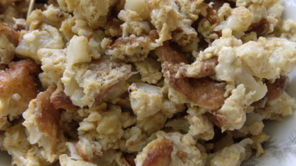 цветная капуста с яйцами