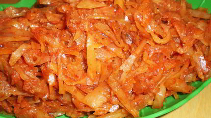 Тушеная капуста в мультиварке-скороварке