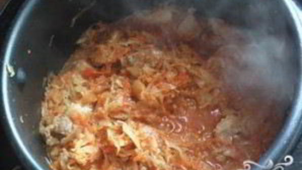 тушеная капуста в мультиварке-скороварке