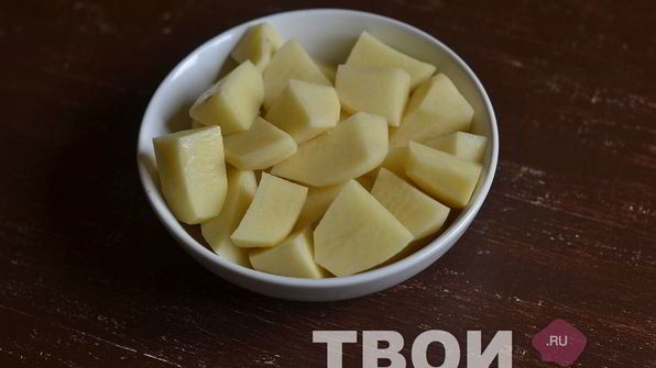 тушеный картофель с мясом
