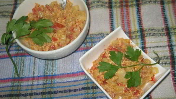 тушеные кабачки