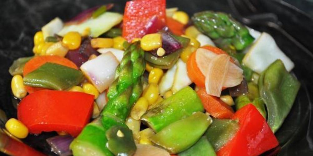 Рецепт тушеных овощей по-тайски