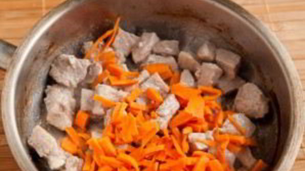 тыква, фаршированная мясом