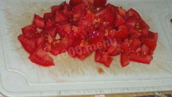 вегетарианские тушеные кабачки и помидоры в мультиварке