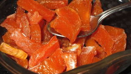 Вяленая тыква в духовке