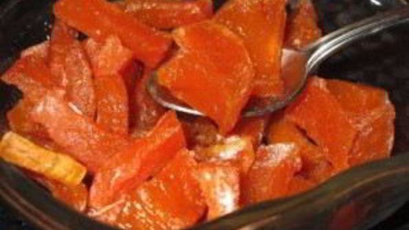 вяленая тыква в духовке