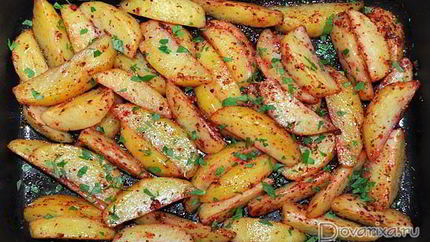 Запеченный картофель по-турецки