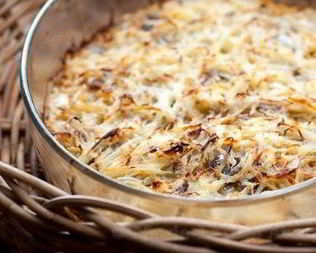 Запеченный картофель с анчоусами