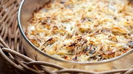 Запеченный картофель с анчоусами