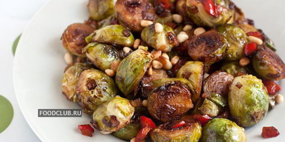 Рецепт жареной брюссельской капусты