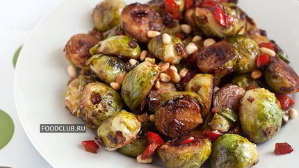 Жареная брюссельская капуста