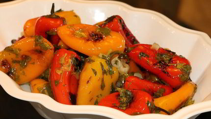 Жареные болгарские перцы