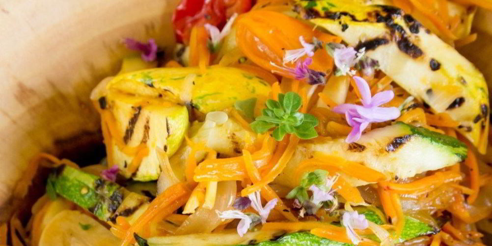 Рецепт овощной лапши из кабачков и моркови