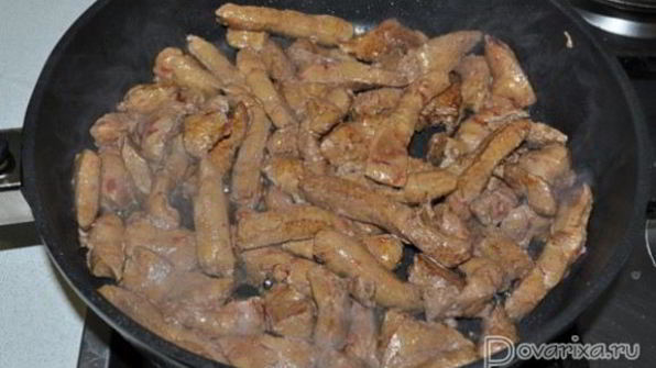 говяжья печень стир-фрай