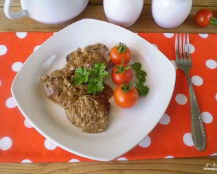 Куриная печень в сметане в мультиварке