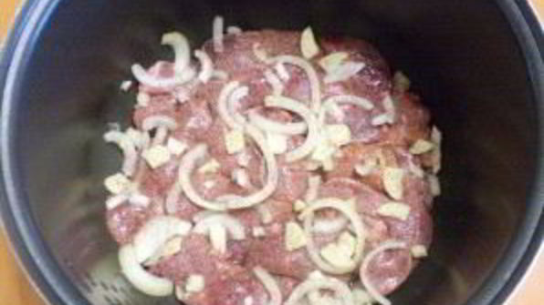 куриная печень в сметане в мультиварке