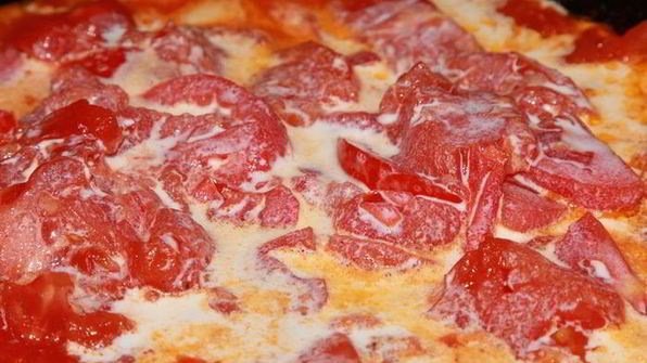 куриная печень, запеченная с овощами