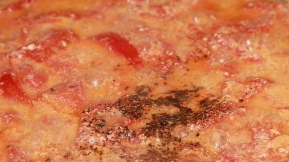 куриная печень, запеченная с овощами