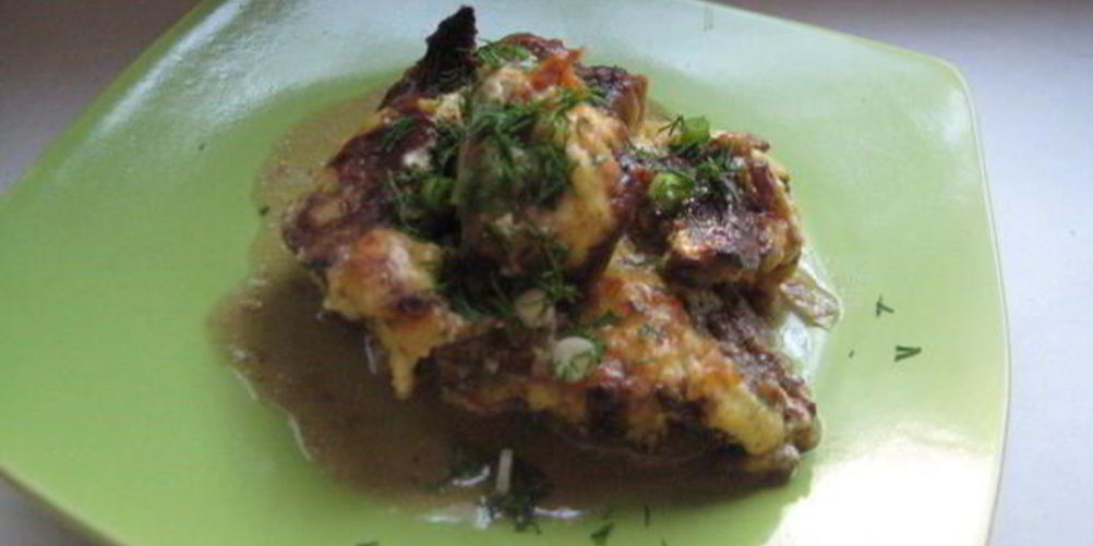 Рецепт печени на капустной подушке