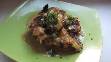 Печень на капустной подушке