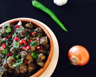 Печень по-грузински