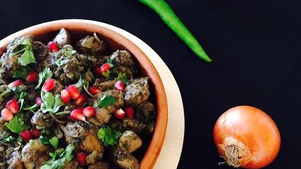 Печень по-грузински