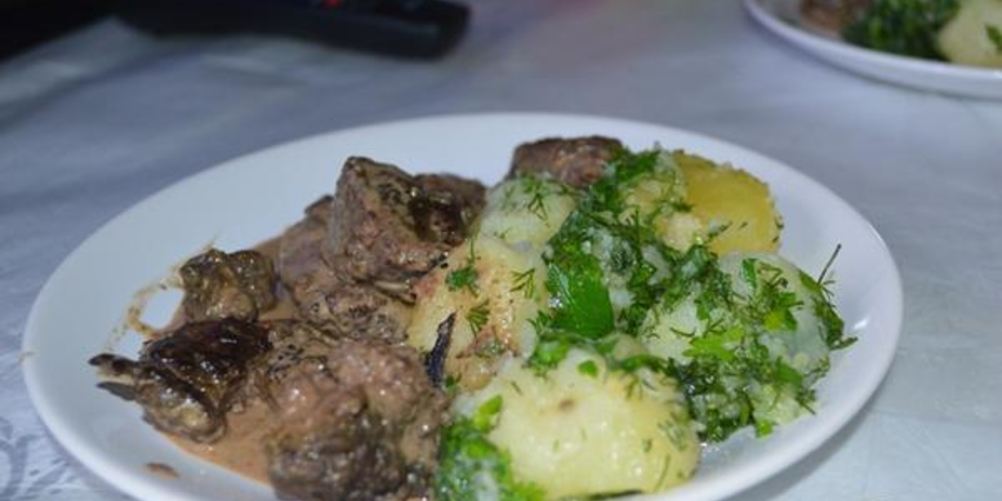 Рецепт печени по-строгановски