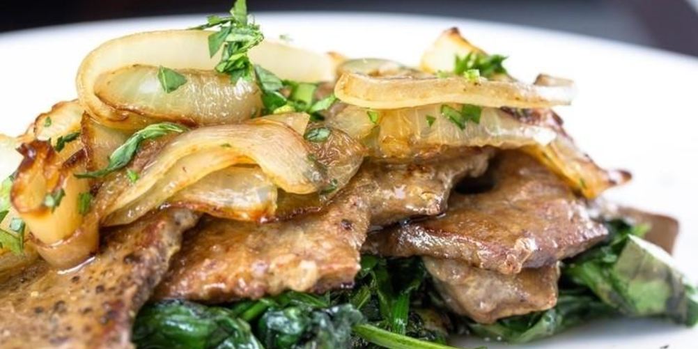 Рецепт печени по-венециански