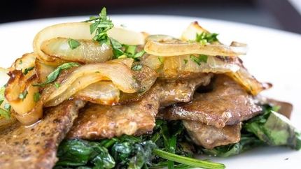 Печень по-венециански