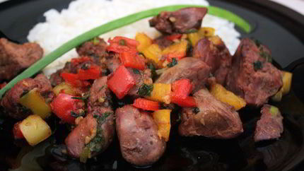 Печень по-японски